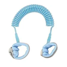 Child Safety Leash / Harness Wrist Link Tether for Toddlers & Young Boys - Blue