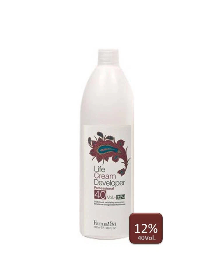 Farmavita Life Cream Developer 1000ml Oxydant Wasserstoff Oxidant h2o2