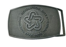 Vintage American Revolution Bicentennial 1776-1976 Commemorative Belt Buckle