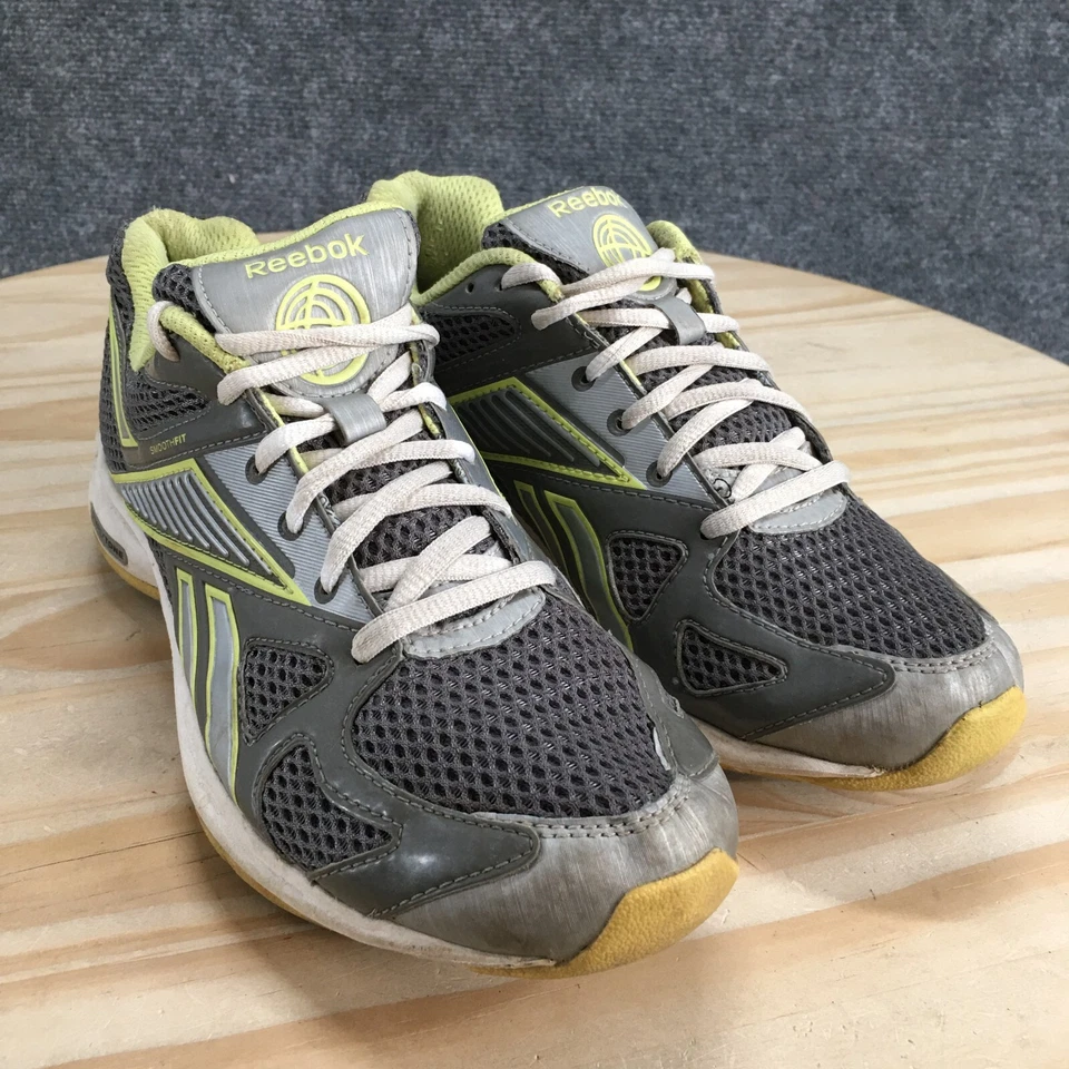 Reebok Shoes Womens 6.5 Simply Tone Athletic Training Sneakers Gray Yellow Mesh - Image 3 of 4