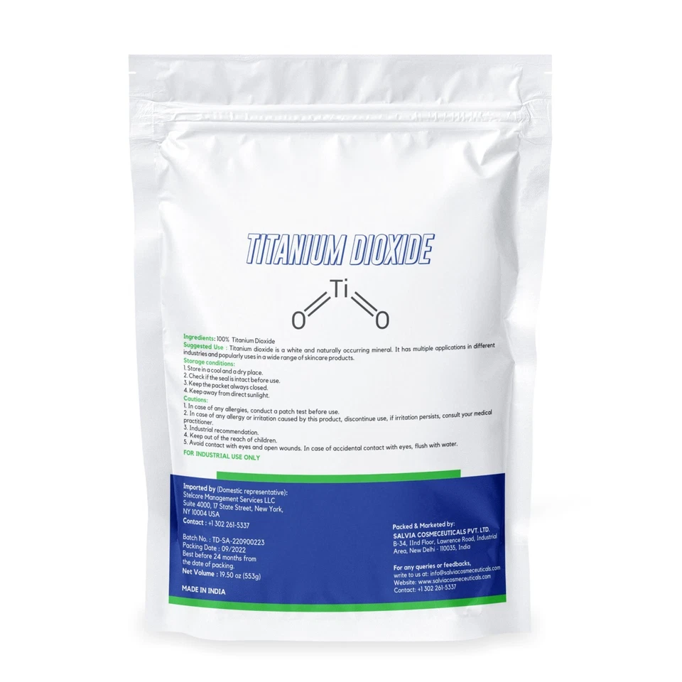 MYOC Titanium Dioxide Powder | Pure Cosmetic Grade | Raw Material | 553g - Image 2 of 4