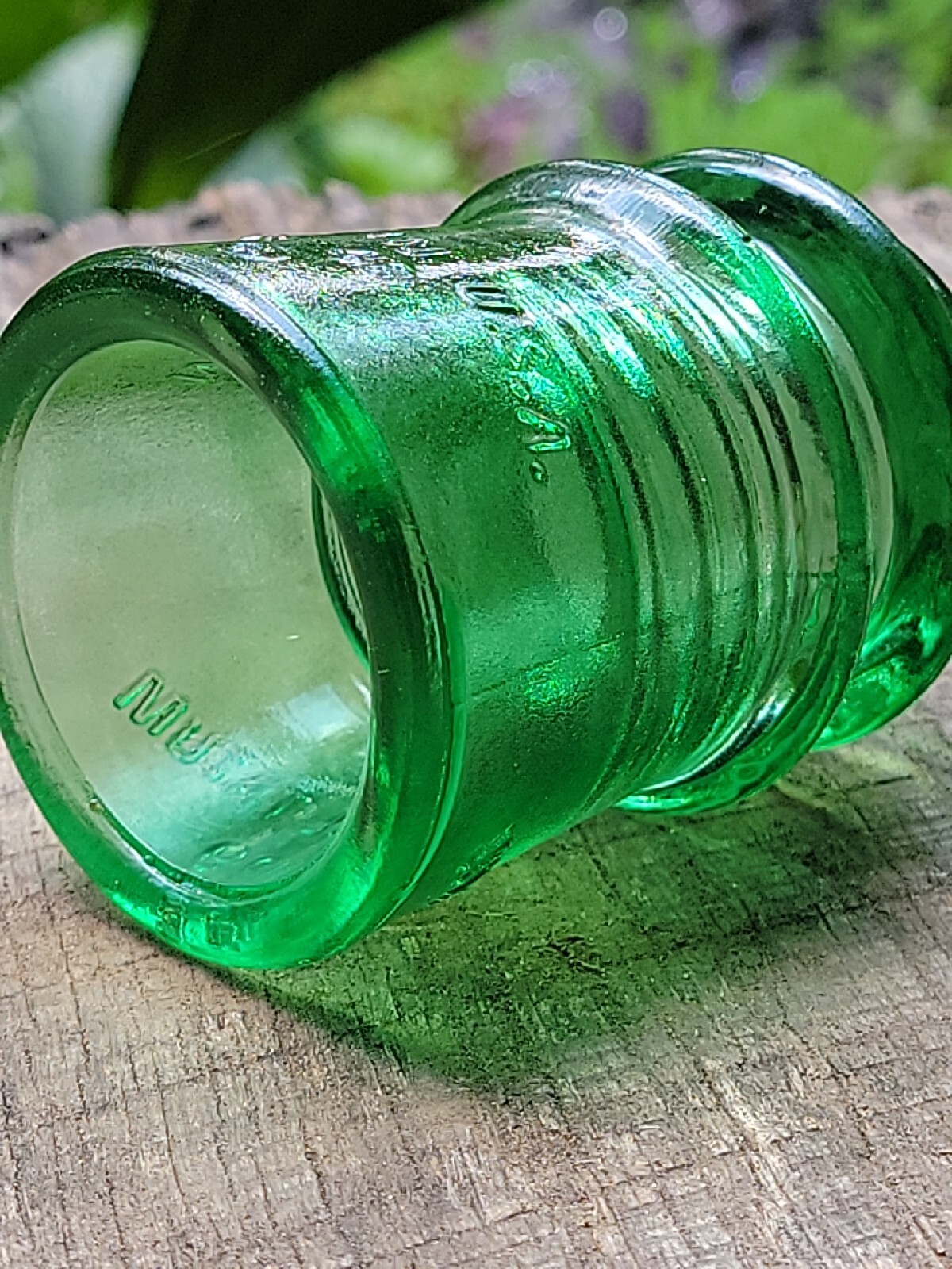 Vintage Glass Insulator Green Whitall Tatum 9 Stained Decorative Antique Glass eBay