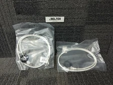 LYNN ELECTRONICS  PATCH CABLE ECAT5-4PR-03WHB  3 Ft.-MALE NEW (Lot of 6)