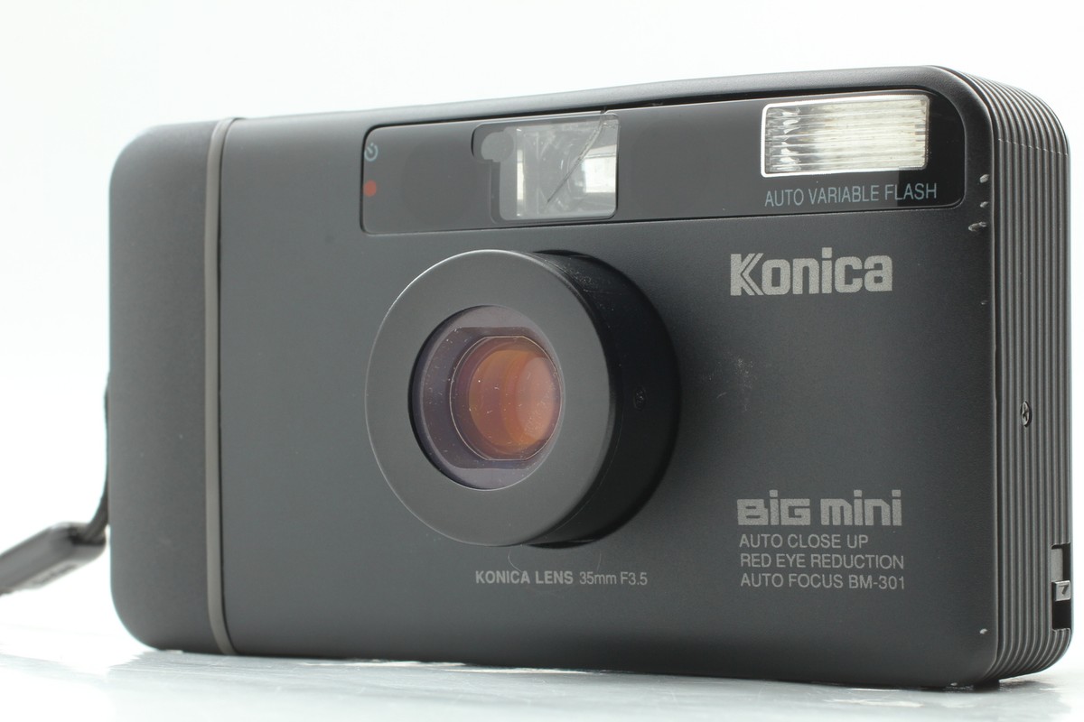 LCD Works Konica Big mini BM-301 Black Film Camera From LCD Works Konica Big mini BM-301 Black Film Camera From