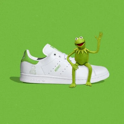 Adidas Original Stan Smith Kermit The Frog Baskets Sport Grenouille FY6535 - Photo 1/4