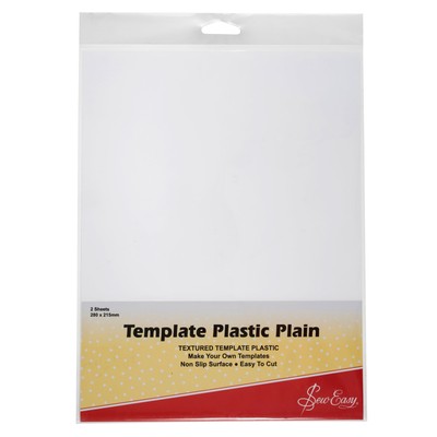 Bügel Kunststoff Uni - 2 Blatt - 280 mm x 215 mm (11 x 9,5 Zoll) - Nähen einfach