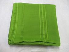 Large Rectangle Tablecloth - Moss Green with Open Design- 59" x 118"