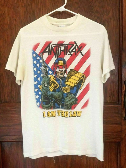 anthrax judge dredd t shirt