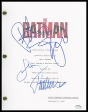 John Turturro & Peter Sarsgaard "The Batman" AUTOGRAPH Signed Script Screenplay