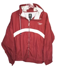 Gear For Sports Jacket BF Goodrich Racing Men's 2XL Red Windbreaker 