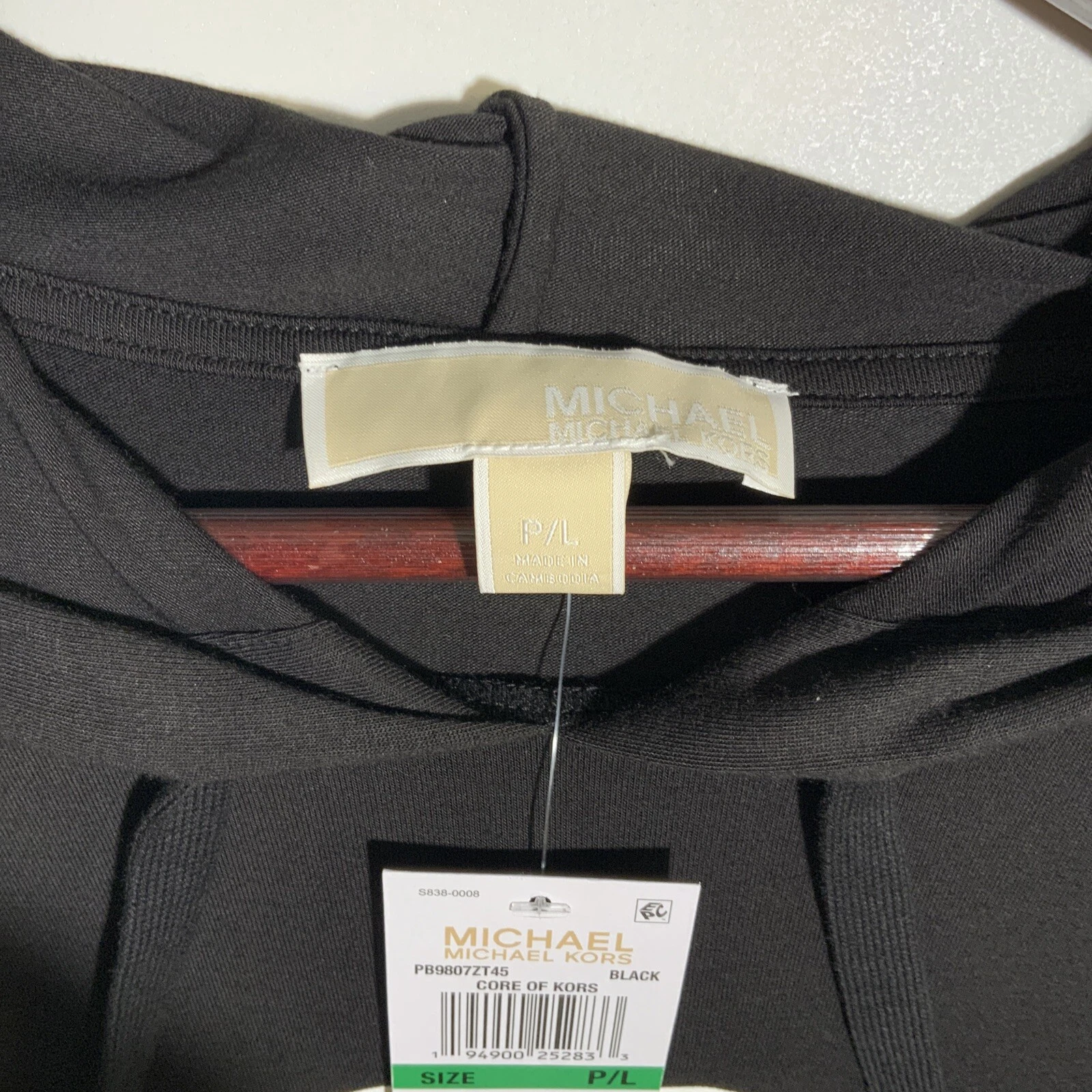 Abito MICHAEL Michael Kors Circle Logo Felpa Autentico Nuovo Con Etichette Taglia P L