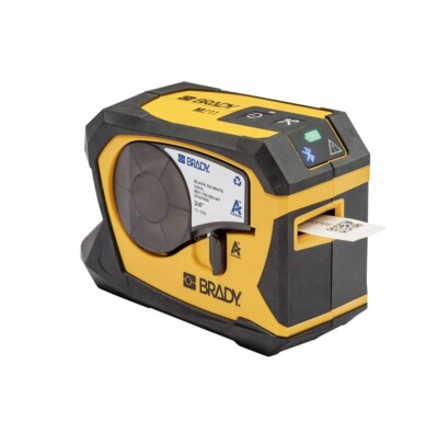 Brady M211 Portable Bluetooth Label Printer,  Yellow/Black, Free Shipping
