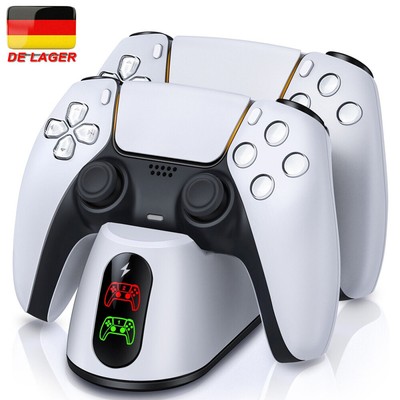 PS5 Controller Ladestation für Playstation 5 LED Remote Charger for DualSense 5