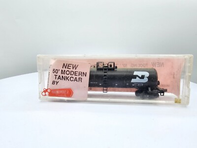 #ad *Read* Roundhouse N Scale 8443 Burlington Northern 50#x27; Modern Tank Car BN 875079 $16.95
