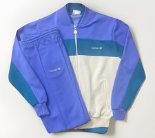 Vintage 80 s Adidas Trefoil Taiwan Track Suit, Jacket/Pants. Adult Size Medium