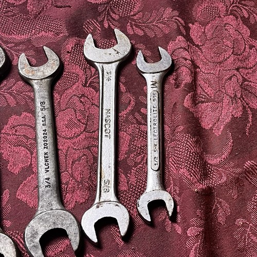 Vintage Wrenchs - Binks SK Truecraft Ect Various Size SAE & Metric Lot Of 21 - Picture 10 of 18