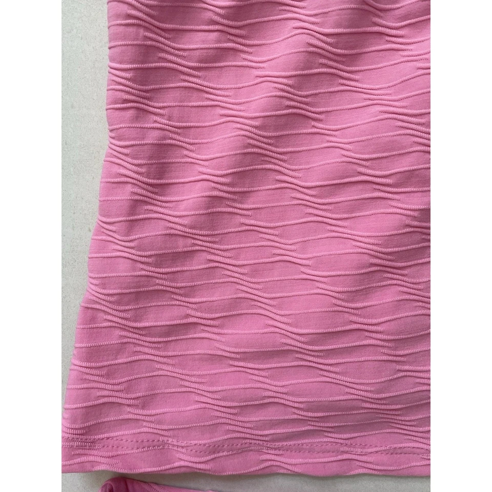 Traje de baño Talbots vintage para mujer talla 12 bikini traje de baño texturizado rosa Foto 4 de 4