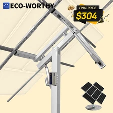 ECO-WORTHY Solar Panel Kit Tracking System Dual Axis with Tracker Controller