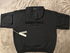NEW Fear of God Essentials Black Hoodie Size XL 100% Authentic✅