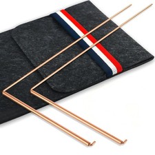 99.9 Copper Dowsing Rods 2Pack Divining Rods with Bag Copper Bars Ghost Hu...