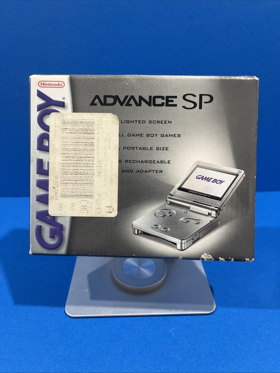 ニンテンドーゲームボーイアドバンスSP Nintendo Game Boy Advance SP Handheld System - Silver for sale
