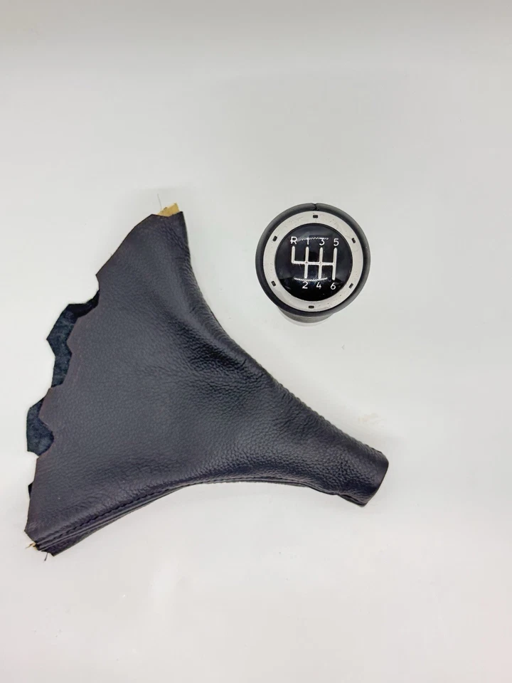 MK4 VW 6 velocidades perilla de cambio y bota de cuero GTI Golf GLI R32 VR6 1.8T Volkswagen Foto 2 de 4