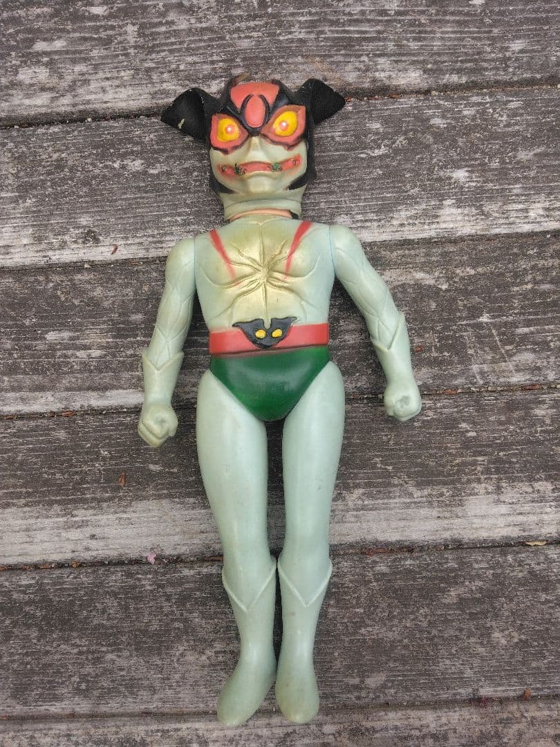Vintage Devilman Soft Vinyl Valuable Pachi Beveled Bullmark Marsan Go Nagai