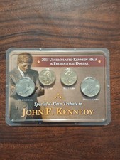 2015 Uncirculated Kennedy Half & Presidential Dollar (4) Coin Set Littleton Coin