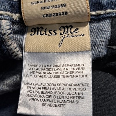 Miss Me for Buckle Women's Blue Bootcut Distressed Denim Jeans 29