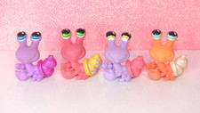 LOT authentic littlest LPS 257 62 1141 188 hermit crab petshop hasbro