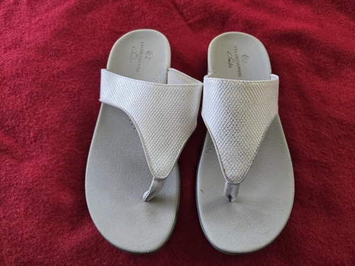 CLARKS Sandali Clark Cloudsteppers bianchi taglia 9