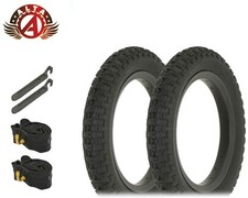 ALTA 12½ x 2¼ Tire Set – Comp III HF-143G Black Wall w/90d Schrader Valve, 6pc.