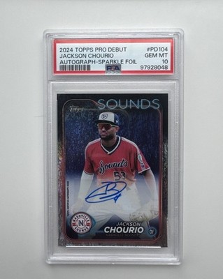 2024 Topps Pro Debut - Jackson Chourio #PD-104 Sparkle Foil /199 (RC)