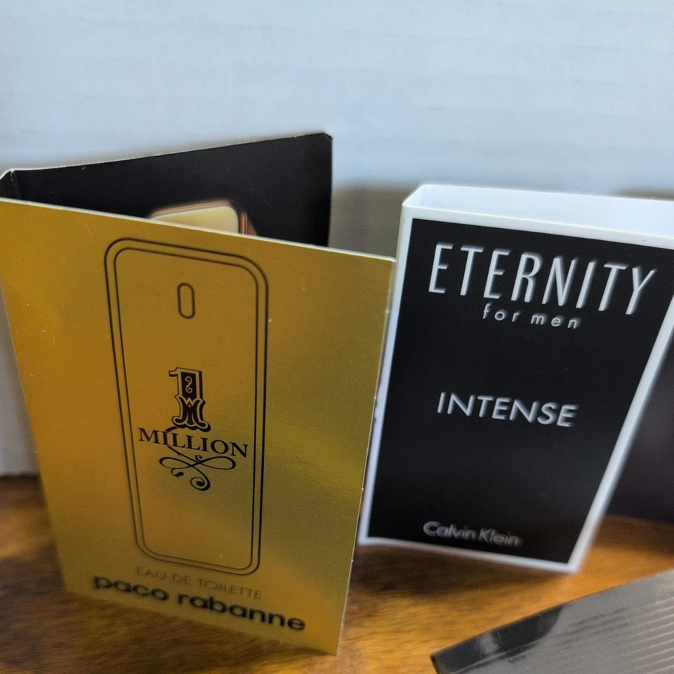 Мужской одеколон духи образец флакон комплект - лот x 9 дизайнерские духи Prada, Cucci - Изображение 2 из 4