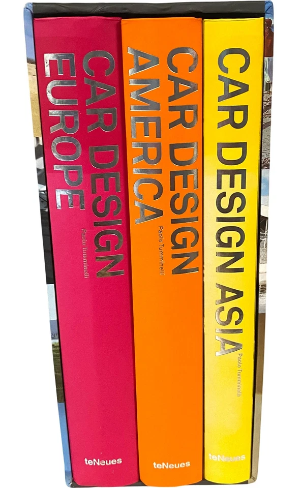 Car Design Europe America Asia Box Set by Paolo Tumminelli Hardcovers - Image 3 of 4