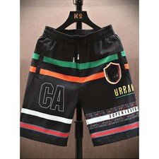 2026 Men's Summer Quick-Drying Shorts Men's Printed Beach Pants, Casual, Sportso