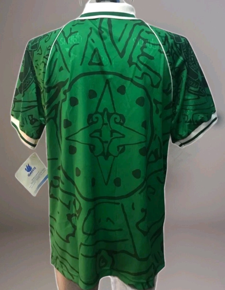 レア　1999年　メキシコ代表　ホームユニフォーム　襟付き　ヴィンテージ Mexico 1999 Garcis Rare Confederations Cup Vintage Medium | eBay