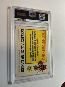 PSA 8 - Graded Nintendo LINK Rescue Zelda and Win! 1989 NM-MINT Topps NES *BTX