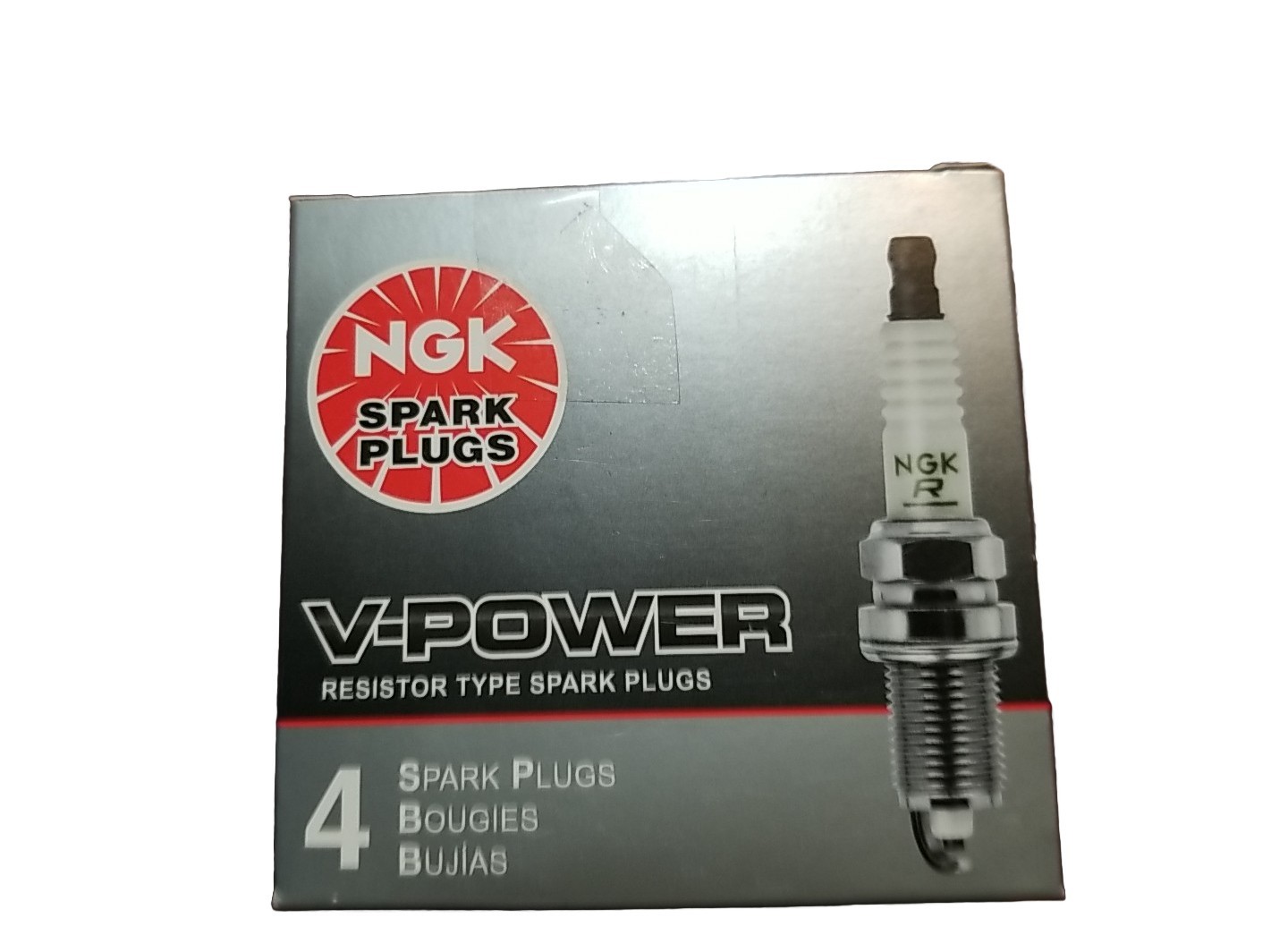 NGK 5306 LZTR4A11 V-Power Copper Spark Plugs 4- Pack For  Jeep Dodge Chrysler