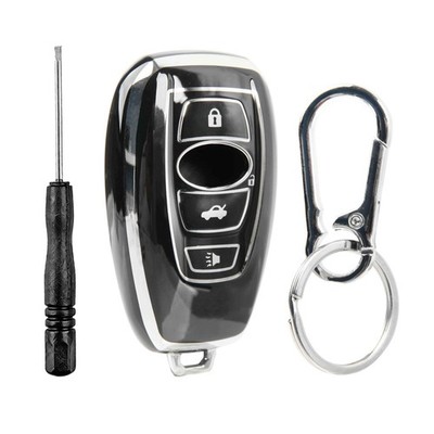 Key Fob Remote Shell Case Cover TPU for 2014-2023 Subaru (HYQ14AHC, HYQ14AHK)