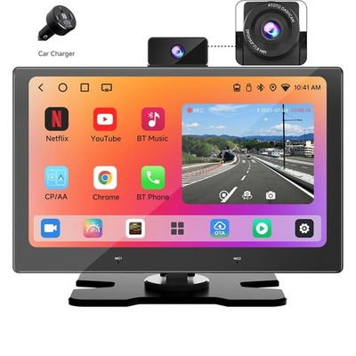 ATOTO Android 9'' Portable G-sensor Accident Video Auto-Lock Car GPS Radio GenAI