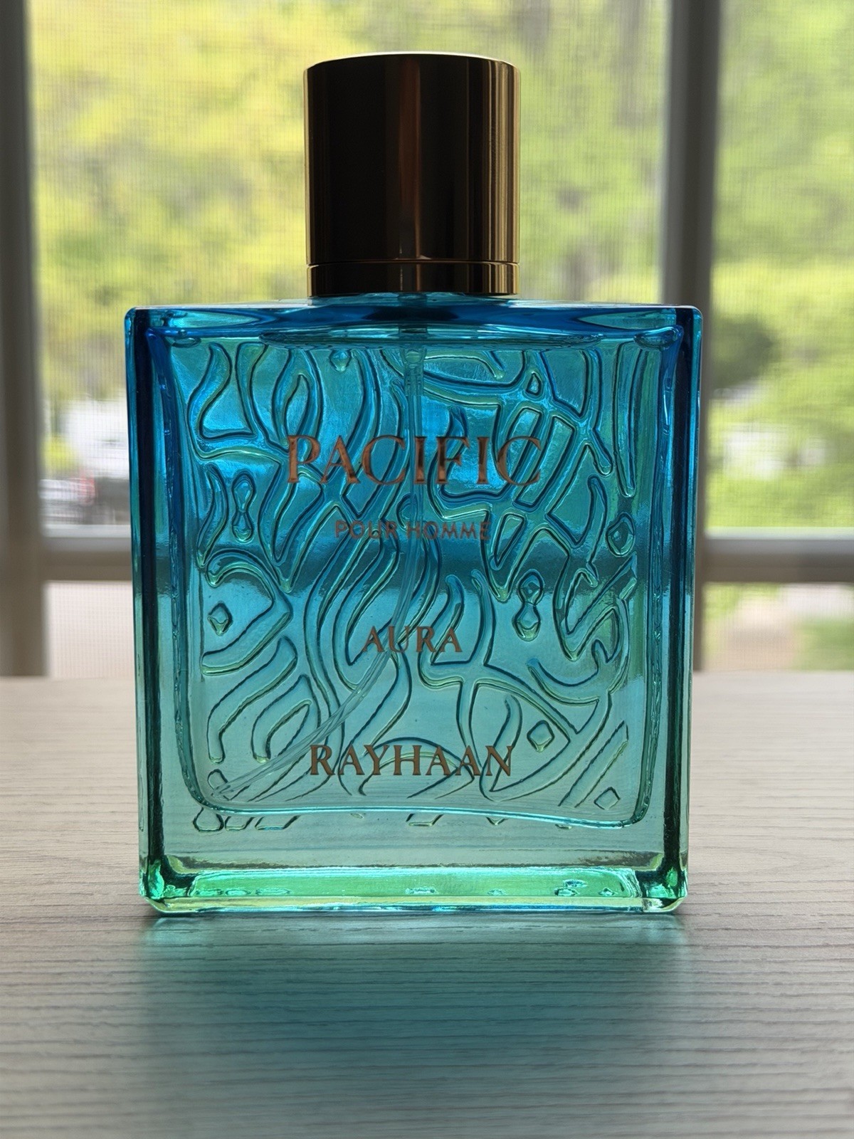 Rayhaan Pacific Aura Eau de Parfum for Men 3.4 oz/ 100 ml