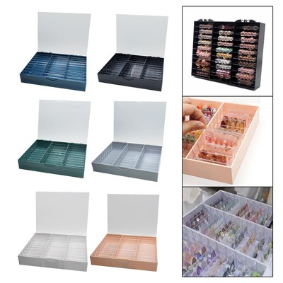 Nail Art Aufbewahrungsbox 30 Zellen Nageldekorationsbox für Zuhause