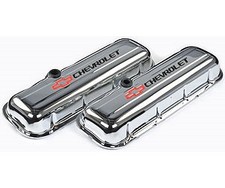 Proform 1965-up Big Block Chevy Short Valve Cover In Chrome Finish