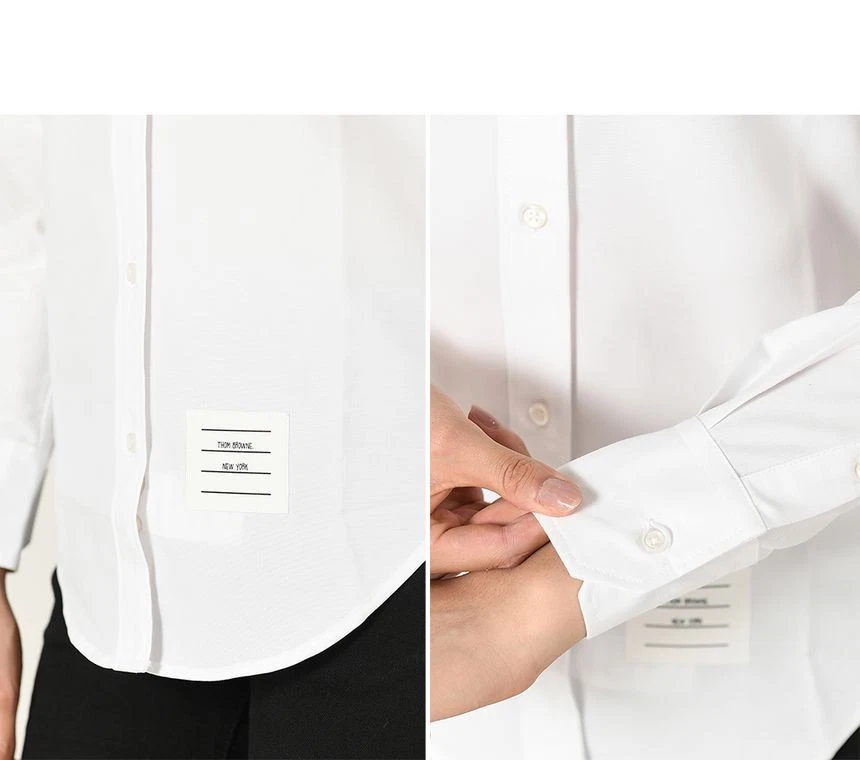 Thom Browne Camicia da donna diagonale (bianco) 60273465