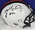 MICHAEL DEAN PERRY CLEVELAND BROWNS JSA AUTHENTICATED  WHITE OUT  SIGNED MINI