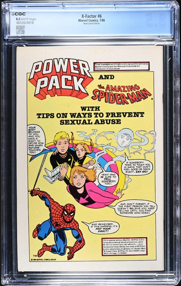 🔥 X-Factor #6 (1986) CGC 8.5 | 1st Full Apocalypse! Key X-Men Issue! 🔥 - Image 2 of 2