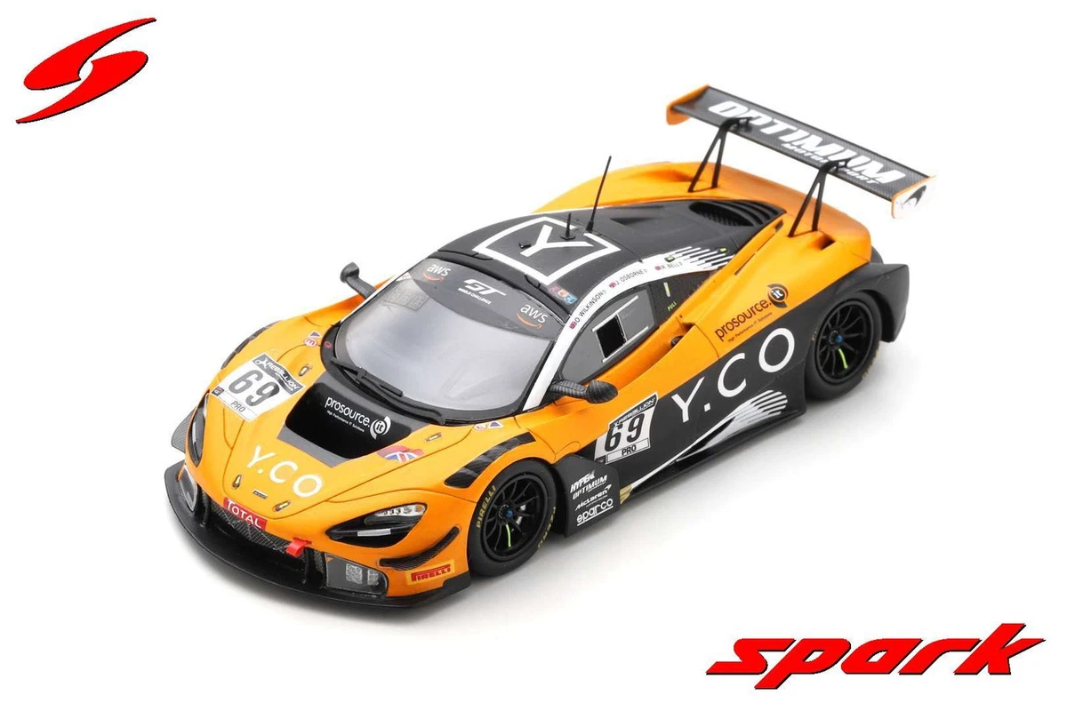 Spark SB405 1/43 McLaren 720S GT3 No.69 Optimum Motorsport 24H Spa