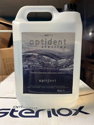 OPTIDENT STERILOX KONTROLLIERTE ELEKTROLYTLÖSUNG 4 LITER FLASCHE