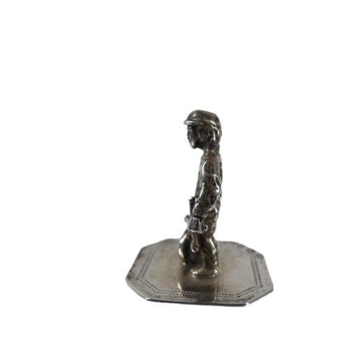 Mecánico en miniatura de plata al cambiar neumáticos 835 plata 2,7 cm - Imagen 4 de 5